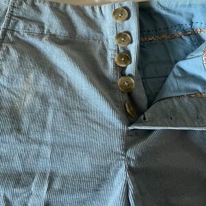 Anthropologie, corduroy, blue pants wide leg